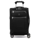 Travelpro Platinum Elite Softside Uitbreidbare Spinner Wheel Bagage, Schaduw Zwart, Carry-On 20-Inch