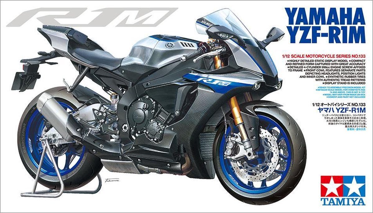 tamiya Yamaha YZF-R1M - modelbouw pakket 1:12