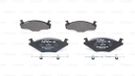 Bosch Plaquettes de frein Bp737 0 986 468 873