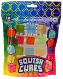 Johntoy Anti stress squeeze kubussen, 12st.
