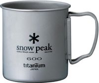Snow Peak Mok Titanium 600ml Grijs