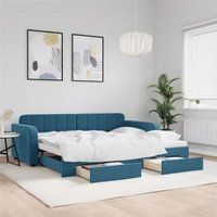 VidaXL Slaapbank Blauw