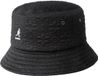 Kangol Bob met headset Multi Quilt zwart gebloemd M