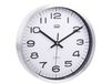 Trevi OM 3516 S Kwartsklok Rond Aluminium, Zwart, Wit