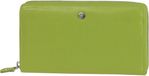 Greenburry Sponsachtige portefeuille leer 19 cm - Dames - Horizontaal - sea green