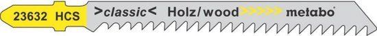 Metabo accessoires Metabo 623632000 Classic Decoupeerzaagblad - 74 x 3mm (5st)