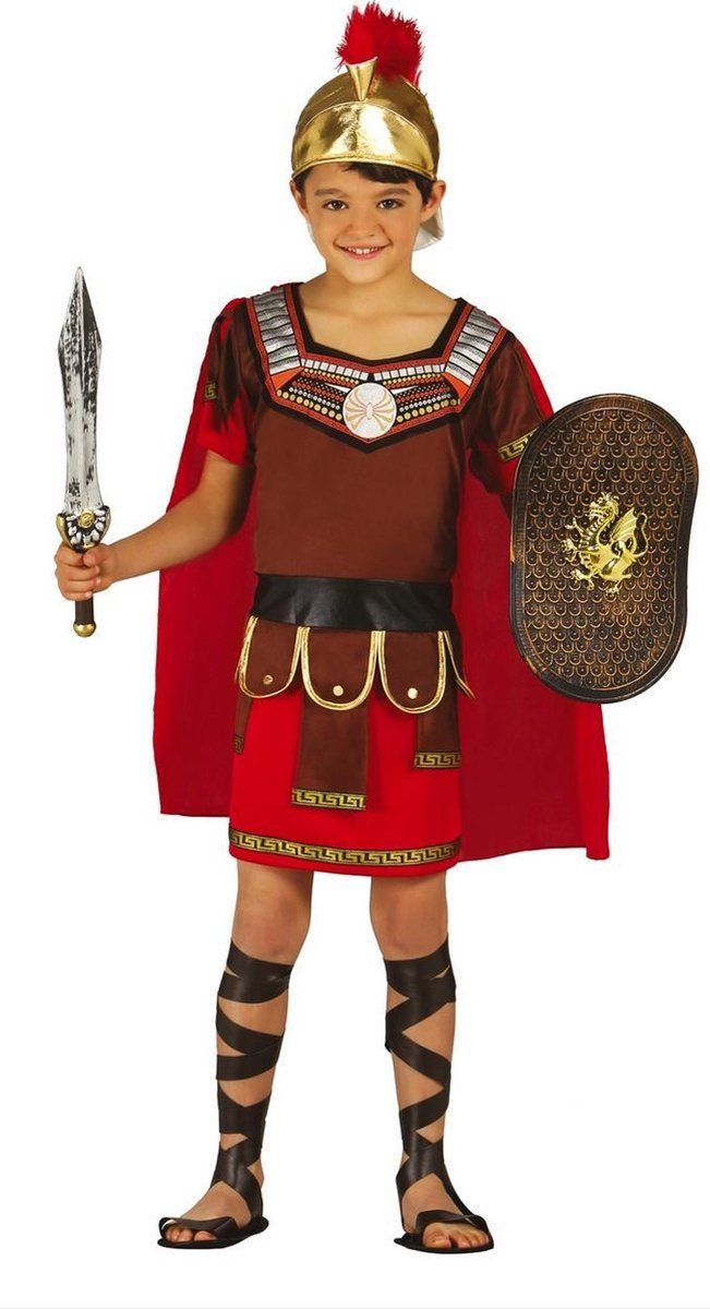 Gladiator Kostuum Kind - Polyester - Multi Colour - EAN: 8434077825464