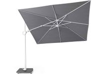 Platinum Sun & Shade Challenger T² Premium Parasol à voile - 300x300 cm - Blanc - Manhattan