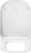 Duravit Univ. WC-Zitting Vierkant Diep 448mm Overl. Softclose, afneembaar, Scharn. Edelst., Wit, 0022890000
