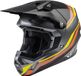FLY Racing Formula CP S.E. Speeder Zwart Geel Rood Crosshelm