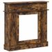 vidaXL Haardombouw Gerookt eiken 102 x 26 x 100 cm Bewerkt hout