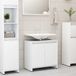 Maison Exclusive - Armoire de salle de bain, blanc, 60x33x60 cm, en panneaux de fibres de bois