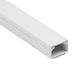 D-Line Vierkante doos kabeltrunking, zelfklevende kabelhouder, kabelbeheer om enkele kabels te verbergen - 1 x 25 mm (B) x 16 mm (H) - x 1 meter lengte - wit