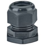 Hensel Wartel Met contramoer, Met trekontlasting, Slagvast Kunststof Zwart 1 stuk(s)