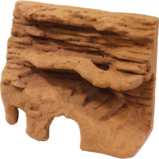 Repto Spider Hotel terrarium schuilplaats voor spinnen en reptielen | Bruin | Kunststof | 29 x 12 x 23CM