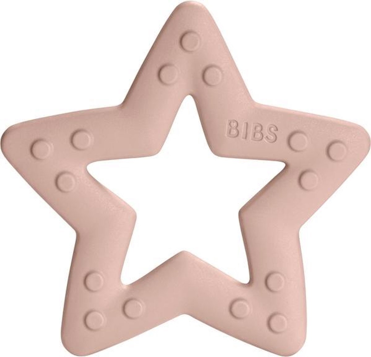 BIBS teether | ster | bijtring | siliconen | Blush
