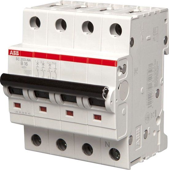 Abb-entrelec ABB Installatieautomaat 3P+N B16 - Wit - 3 jaar garantie