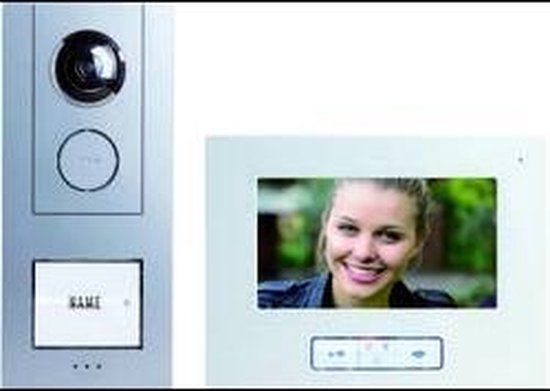 m-e modern-electronics Modern Electronics - 41174 - Video-deurintercom - Kabelgebonden - Zilver
