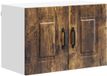 vidaXL Vaatwasserfront, model Kalmar, gerookt eikenhout, 60 x 31 x 40 cm