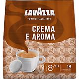 Lavazza Crema e Aroma Koffiepads Arabica en Robusta Intensiteit 8/10 Medium 18 Stuks