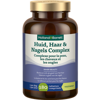 Holland & Barrett 1+1 gratis Huid, Haar & Nagels Complex - 180 tabletten