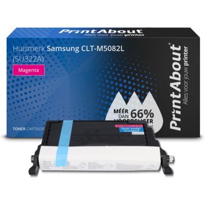 PrintAbout Huismerk Samsung CLT-M5082L (SU322A) Toner Magenta Hoge capaciteit