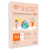 A3-papier, Ofituria A3-papier, 160 g, 100 witte vellen, multifunctioneel papier voor school en werkomgeving, ideaal voor laserprinters, inkjetprinters of kopieerapparaten