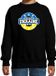 Bellatio Decorations Have fear Ukraine is here sweater met sterren embleem in de kleuren van de Oekraiense vlag - zwart - kids - Oekraine supporter / Oekraiens elftal fan trui / EK / WK / kleding 134/146