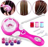 Jojoy Magische Haarstyler voor Kinderen - Automatische Haar Vlechter met Kleurengaren - Roze
