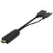 VoltShine Actieve HDMI 2.0 naar DP v1.2 converter 10 cm zwart