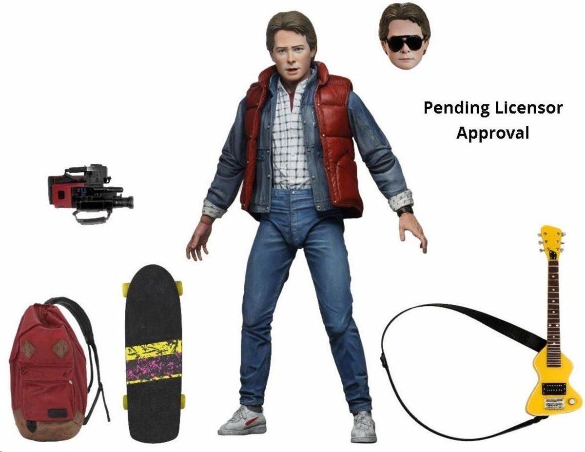 Neca Marty McFly - Action Figure Ultimate - Back to the Future - PVC - 2021