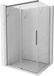 Mexen Rox douchecabine schuifdeur 130 x 100 cm, transparant, gun metal