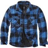 Brandit Flannel Heren Tussenseizoensjas - zwart/blauw - XXL