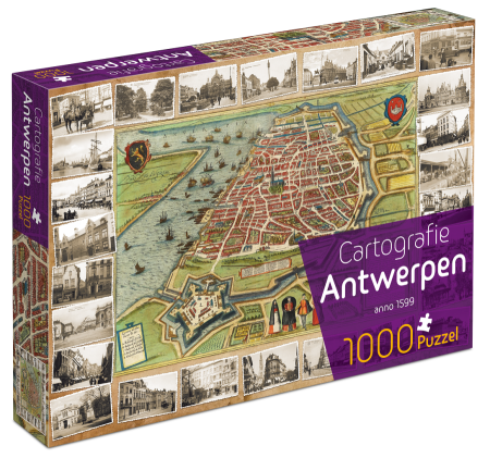 Tucker's Fun Factory Antwerpen Cartografie Puzzel (1000 stukjes)