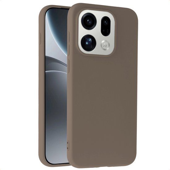 imoshion Color Backcover - Bruin - Geschikt voor Oppo Find X9