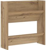 vidaXL Schoenenkast Bewerkt Hout Artisanaal Eiken 60 x 18 x 60 cm