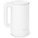 Balter waterkoker, roestvrij staal, 1,7 liter, 2200W, BPA-vrij, LED-verlichting, dubbelwandig, theepot met automatische uitschakeling, overkookbeveiliging, wit