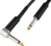 Guitar CASCHA HH 2090 audio kabel 6 m 6.35mm Zwart