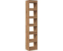 vidaXL Boekenkast/kamerscherm - 40x30x198 cm - Artisanaal Eikenkleur