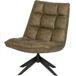 WOOOD Jouke Draaifauteuil - Kunstleer - Groen
