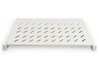 Plank voor kast 19 inch 1 eenheid diepte 300 mm (universeel) 2 aansluitingen (voorzijde) kleur grijs