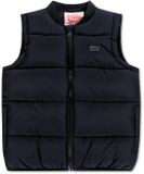 Levi's Kids Batwing Emb Puffer Vest Jet Black 12 Years Jongen