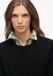 Superdry - Pull en tricot torsadé - Femme - Noir