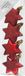 Inge-glas Inge's Christmas Decor Gmbh Kersthangers - 8x - sterren - rood - 6 cm