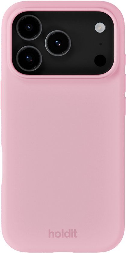 Holdit Silicone Case geschikt voor Apple iPhone 17 Pro Max - Roze
