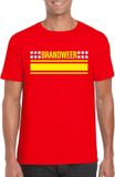 Bellatio Decorations Brandweer Rood T-shirt voor Heren - Maat M