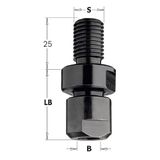 CHUCK W/OUT COLLET S=M16X2 VOOR S=6-6.35-8-9.5mm 796.160.00