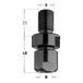 CHUCK W/OUT COLLET S=M16X2 VOOR S=6-6.35-8-9.5mm 796.160.00