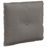 vidaXL Coussin de dossier Gris clair 50 x 45 cm velours côtelé