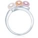 Valero Pearls Parel ring Sterling zilver Gekweekte zoetwaterparels wit